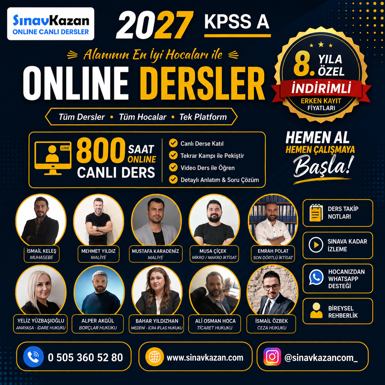 2027 KPSS A TÜM ALAN ONLİNE DERSLER