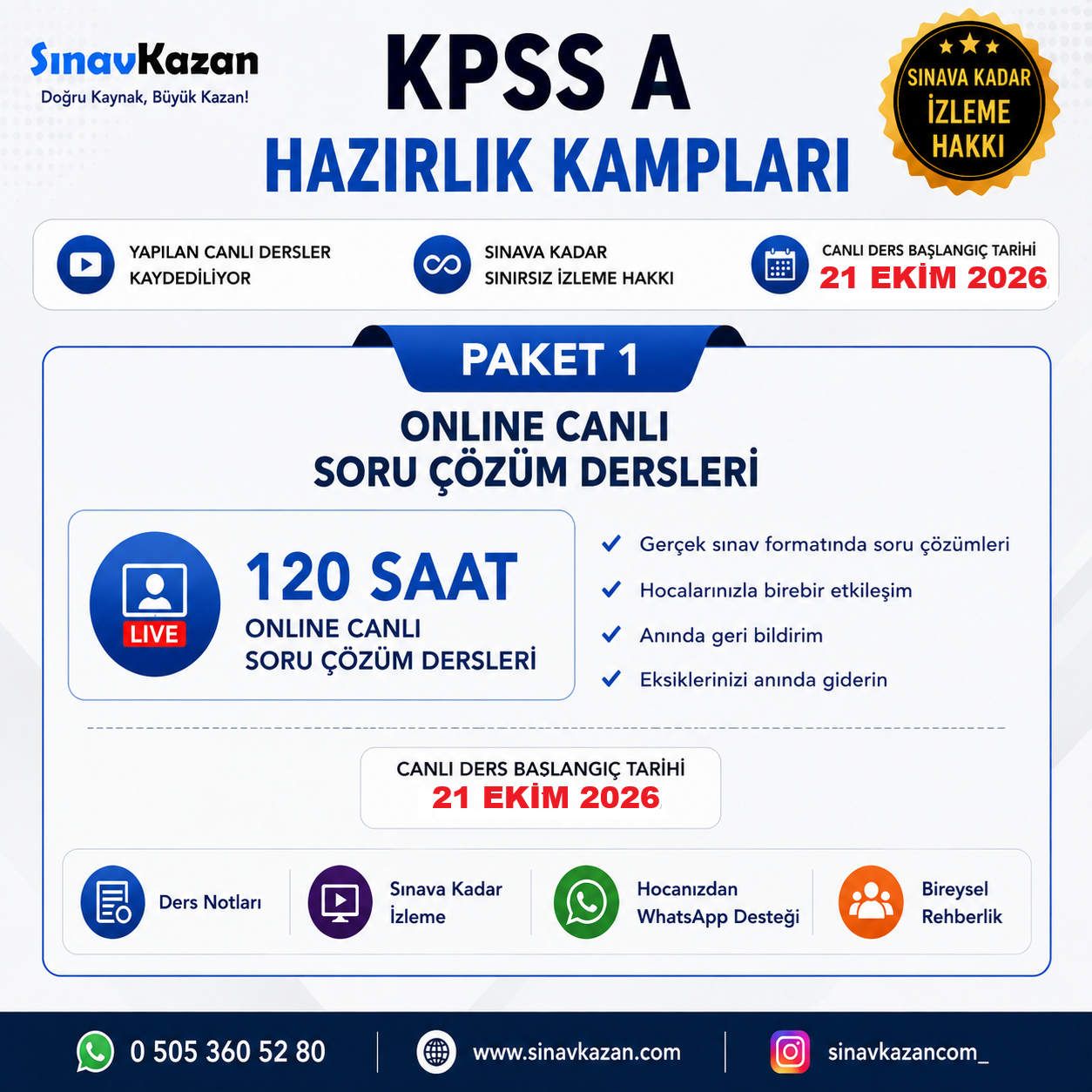 GELİR UZMAN YARDIMCILIĞI HAZIRLIK KAMPI PAKET 1