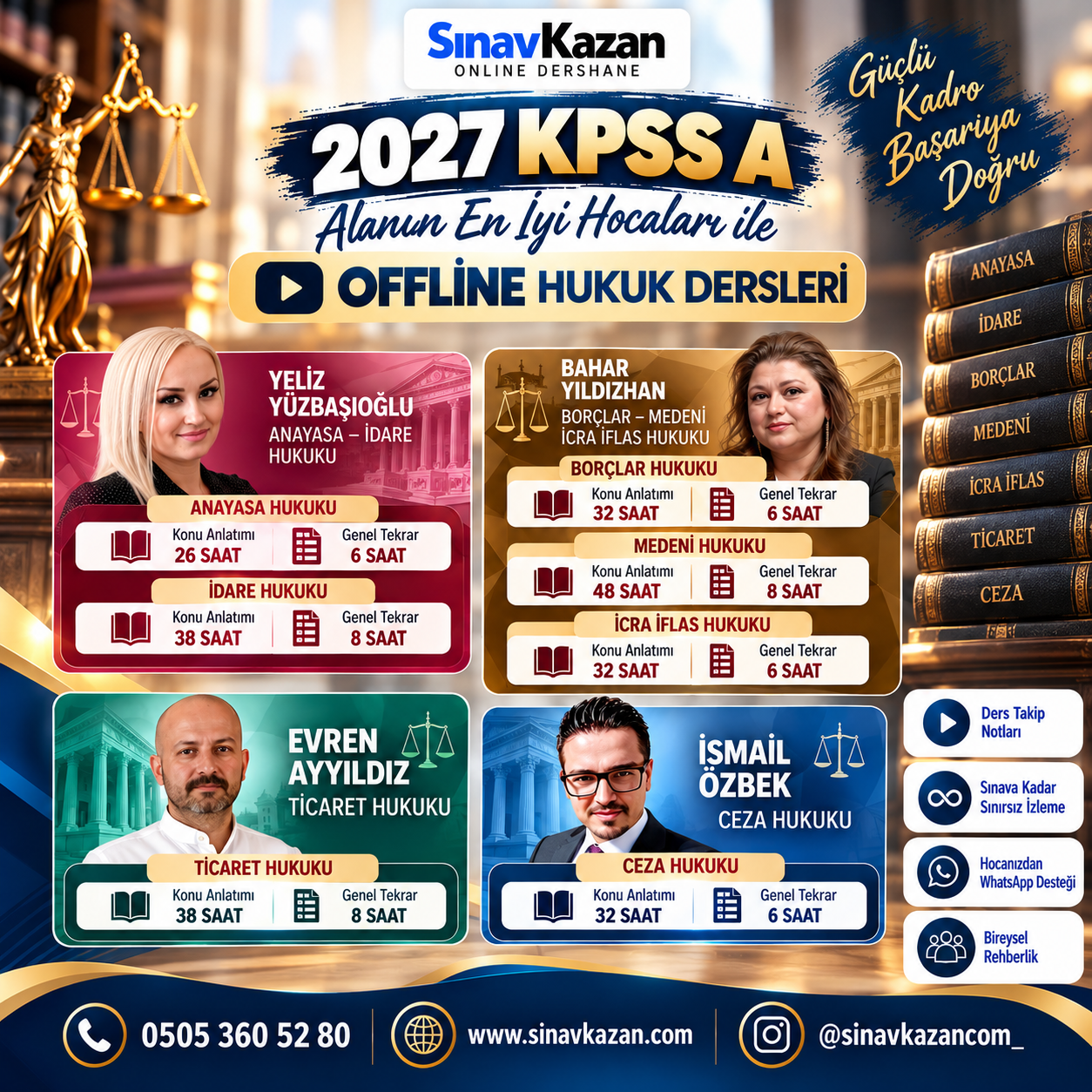 TÜM HUKUK OFFLİNE DERSLER 2027