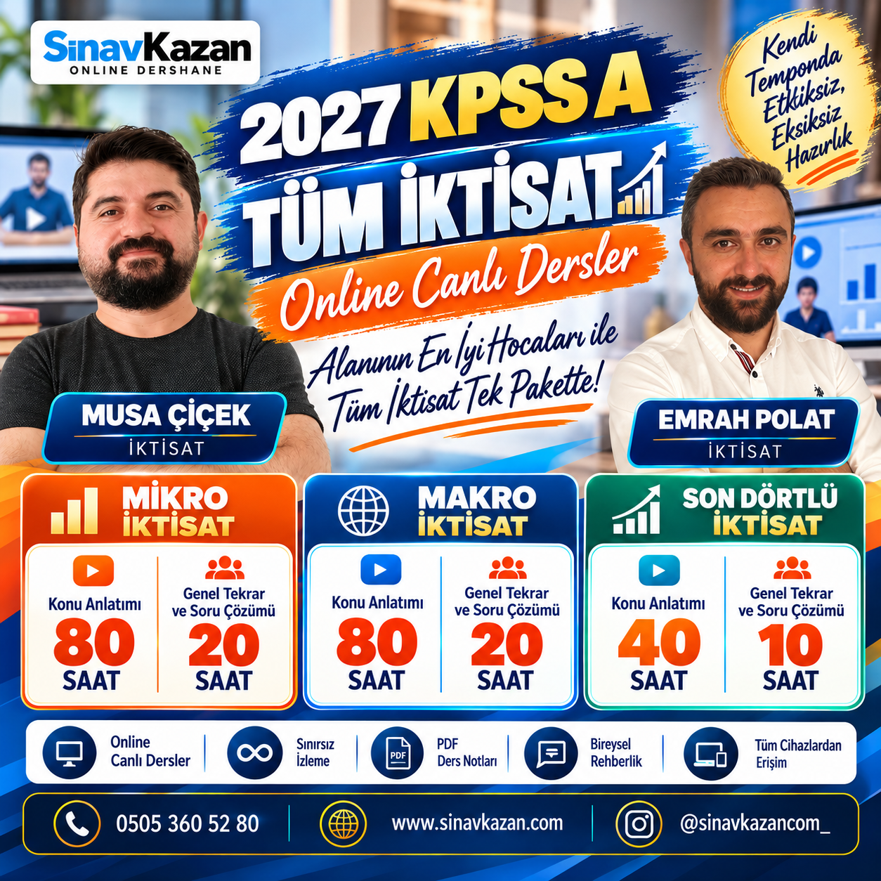 2027 TÜM İKTİSAT ONLİNE DERSLER
