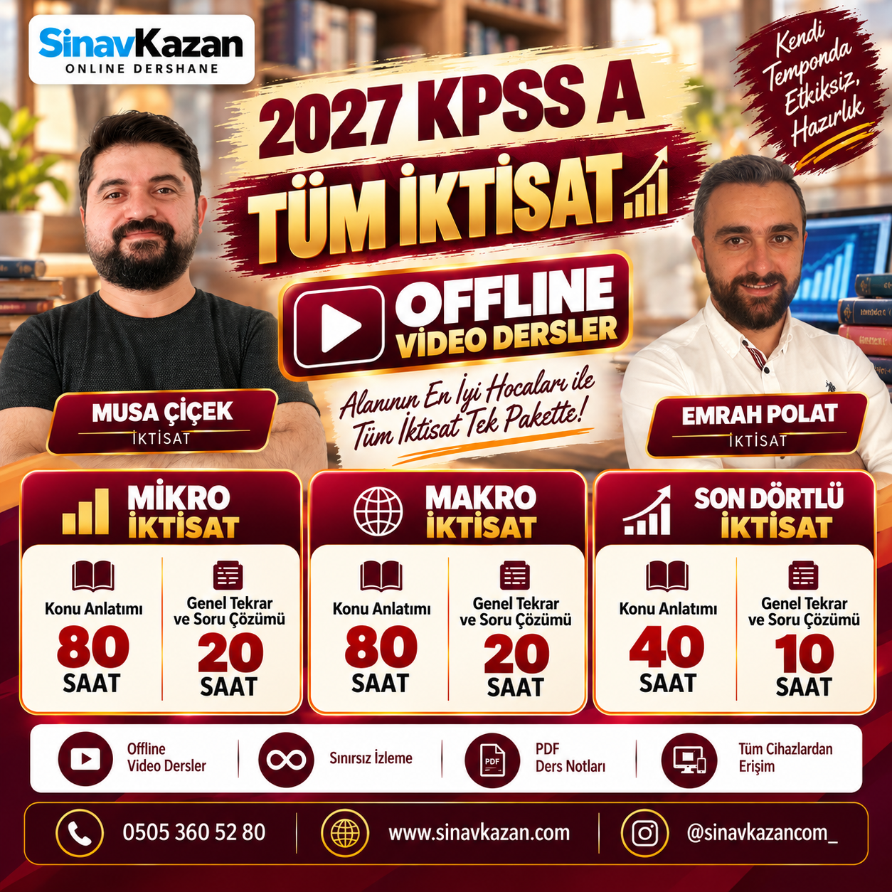 TÜM İKTİSAT OFFLİNE DERSLER 2027