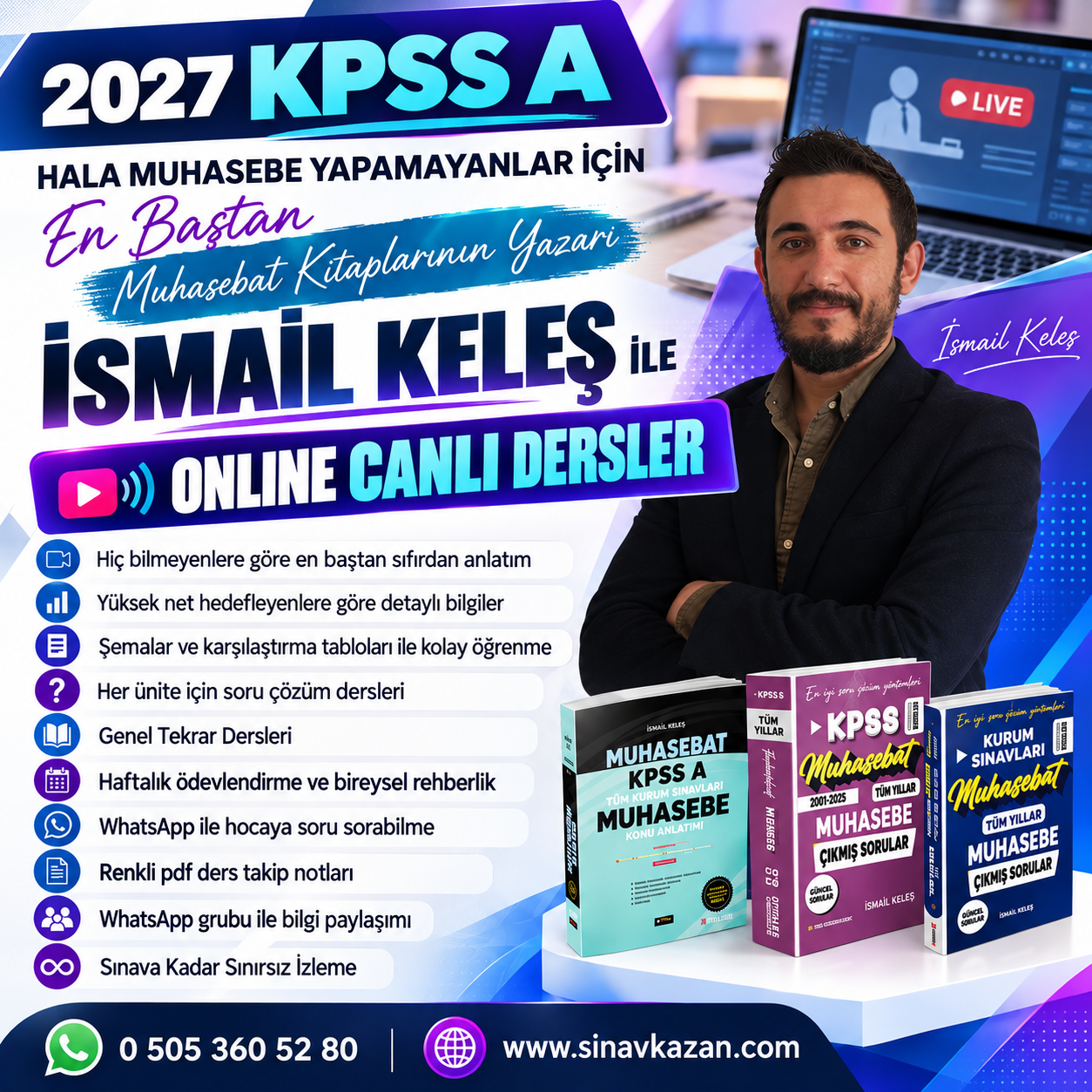 2027 İSMAİL KELEŞ İLE ONLİNE MUHASEBE DERSLERİ