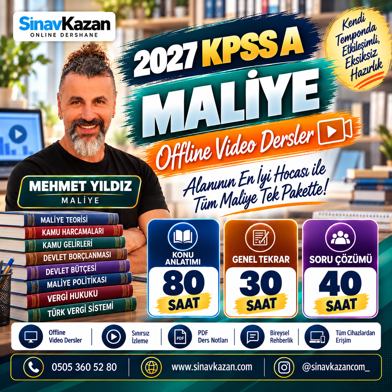 MEHMET YILDIZ İLE OFFLİNE MALİYE DERSLERİ 2027