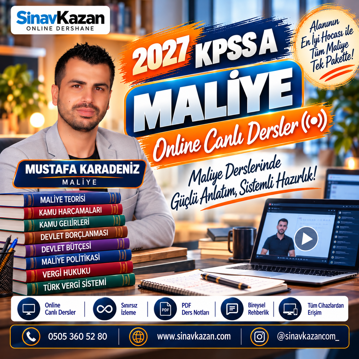 2027 MUSTAFA KARADENİZ İLE ONLİNE MALİYE DERSLERİ